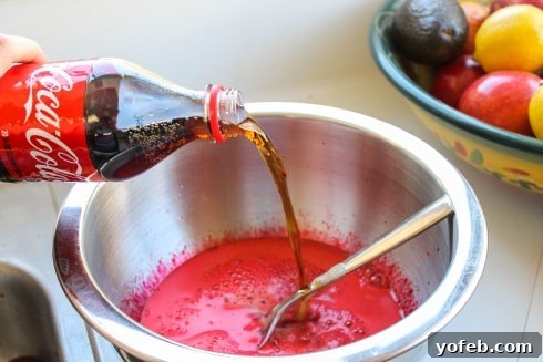 Effervescent Cherry Coke Gelatin Dreams 10 Coca-Cola Jello Salad with Cherries