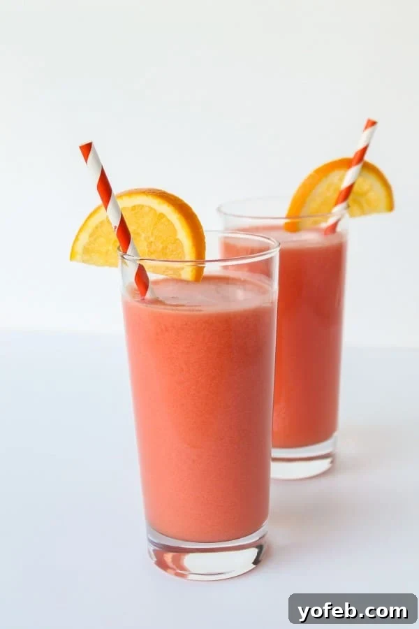 June Glow Fizz 7 June Bug: Orange Grenadine Refresher