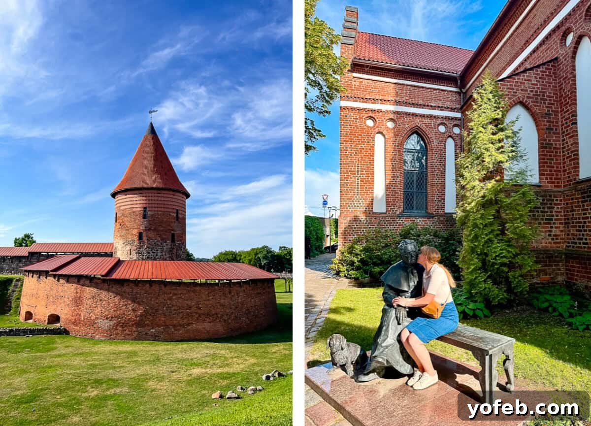 Unlock the Charm of the Baltics 40 The impressive Kaunas Castle, a historical landmark guarding the city.