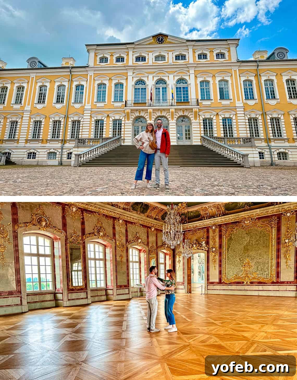 Unlock the Charm of the Baltics 50 The grand Rundales Palace, an architectural masterpiece in Latvia.
