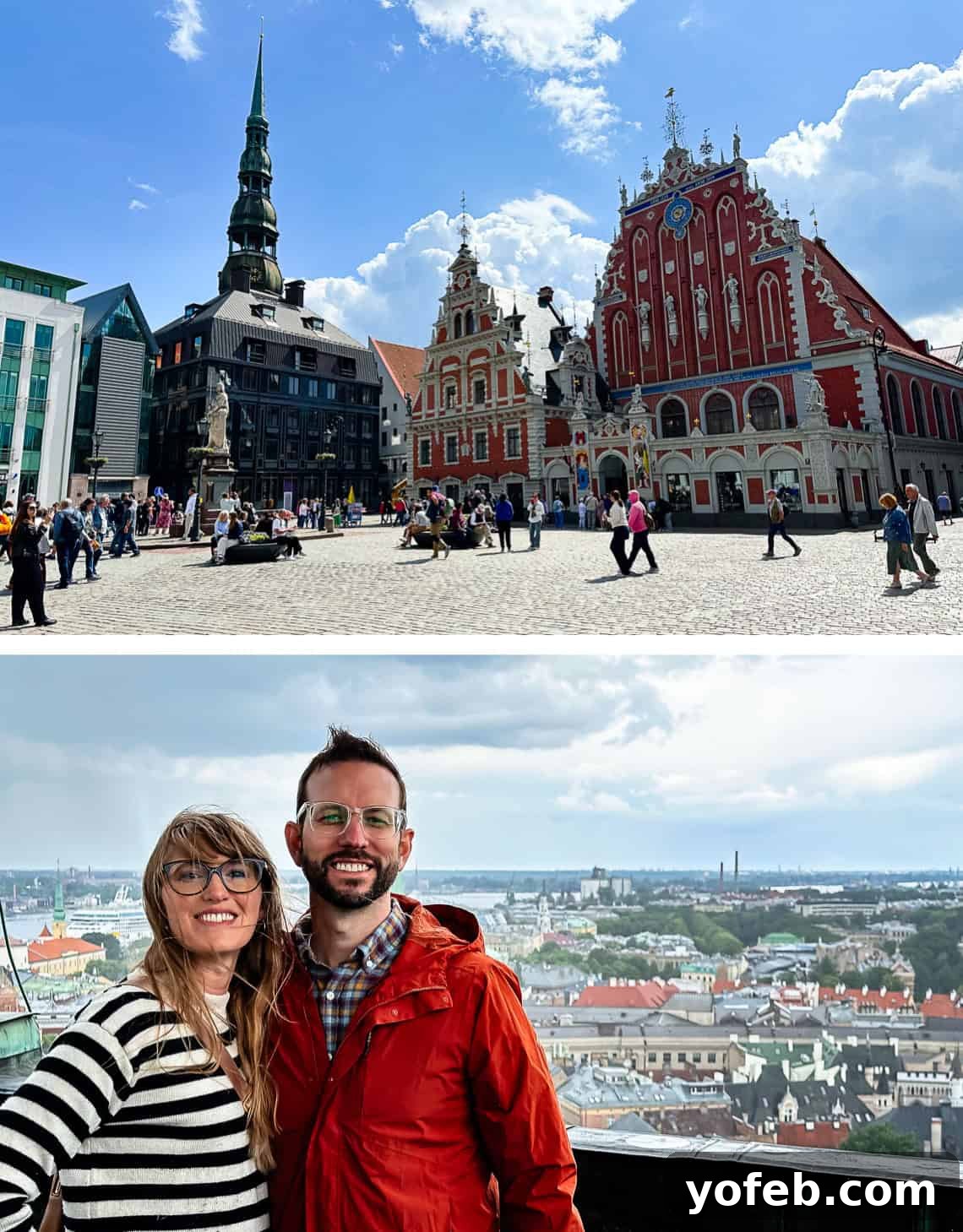 Unlock the Charm of the Baltics 54 A panoramic view of Riga's stunning Old Town, with its distinctive architecture and vibrant atmosphere.