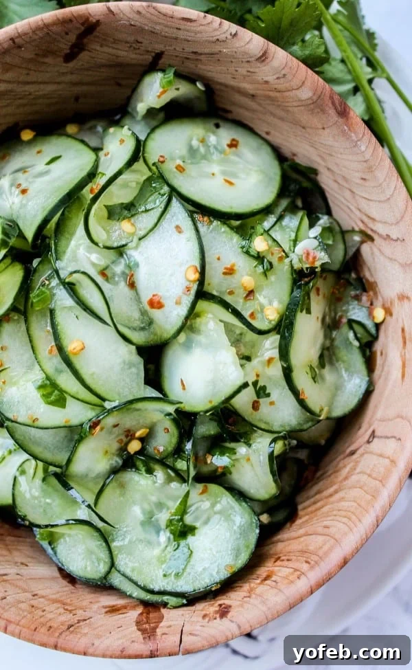 Cilantro-Lime Cucumber Salad