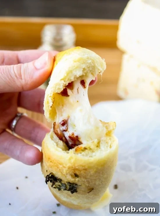 Bacon & Pepper-Jack Stuffed Crescent Rolls