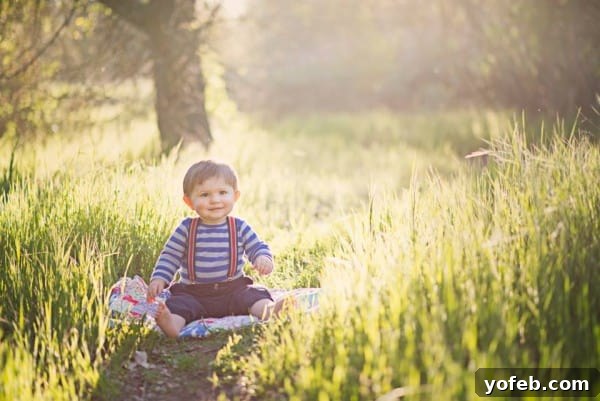 Crisp Asparagus and Tomato Medley 4 An adorable toddler with bright eyes and a sweet smile, enjoying a sunlit meadow of poppies.
