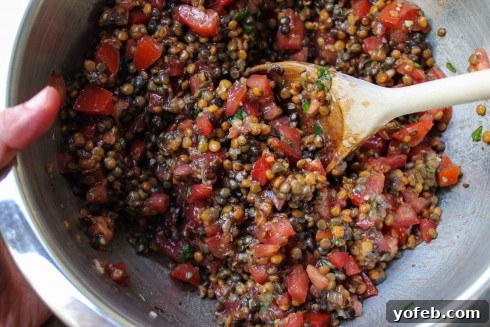 Garden-Fresh Bruschetta with Earthy Lentil Dip 6 Fresh basil and tomatoes for dip