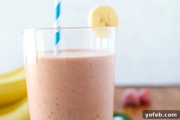 Strawberry Mango Protein Smoothie