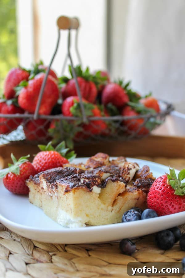 Decadent Cream Cheese French Toast Casserole 4 overnight french toast with cream cheese