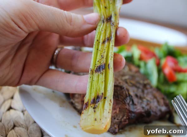 Fresh Leeks Ready for Grilling: A Healthy Summer Side