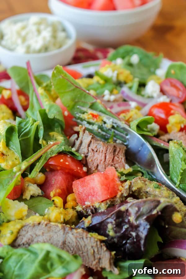 Grilled Steak and Watermelon Salad with Zesty Lime-Corn Vinaigrette 6 A vibrant street scene in San Francisco, showing its unique architecture