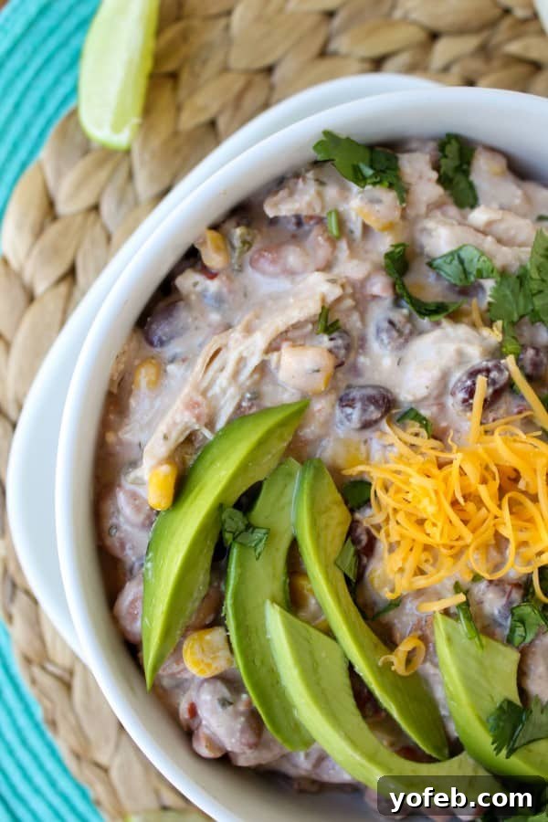 Frozen chicken breasts and canned ingredients for Crockpot Cream Cheese Chicken Chili