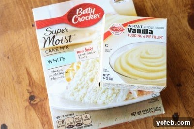 Heavenly Coconut Layers 7 Vanilla pudding mix and cake mix for doctored cake recipe
