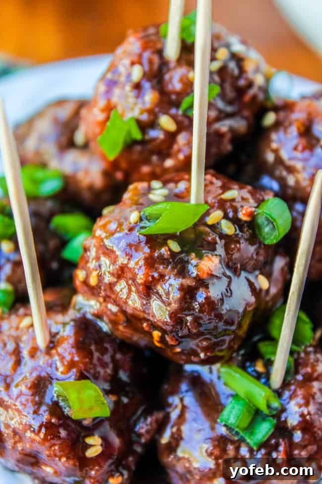 Creamy Chicken Tikka Meatballs 5 Slow Cooker Raspberry Balsamic Meatballs, glazed and ready to serve, a perfect blend of sweet and savory.