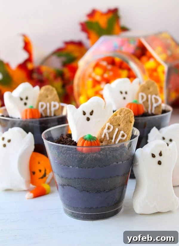 Wicked Good Cheesecake Parfaits 2 Graveyard Cheesecake Parfaits | Easy No-Bake Halloween Treats