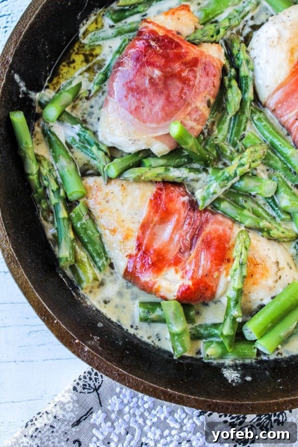 The Food Charlatan's 2014 Recipe Hall of Fame: Our Top 5 6 Elegant and easy Prosciutto-Wrapped Chicken with Asparagus, a healthy main course from The Food Charlatan.