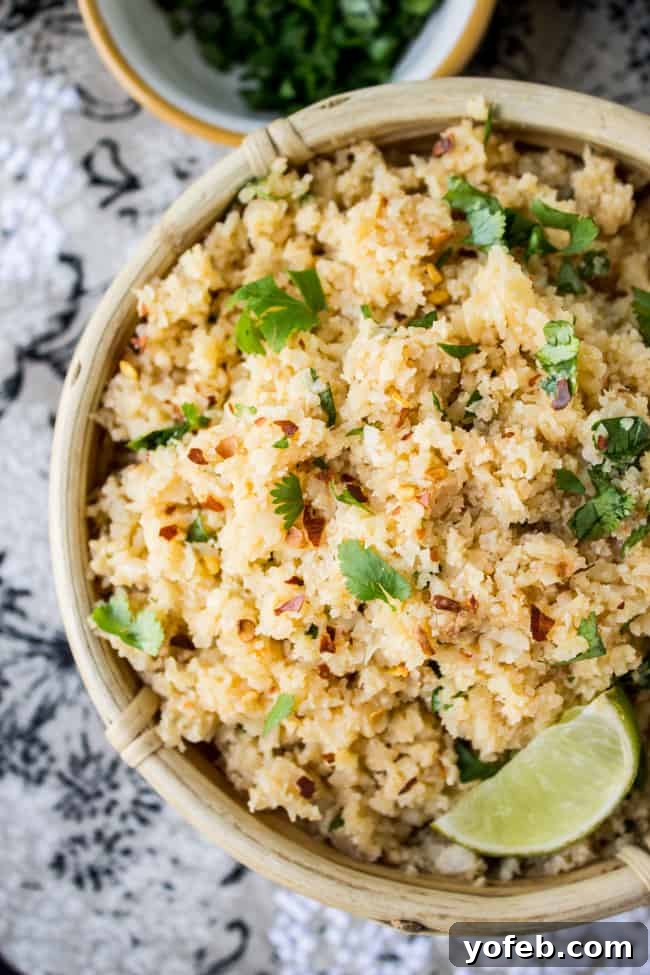 Asian Cauliflower Fried Rice 12 Asian Cauliflower Rice from The Food Charlatan