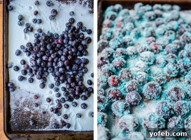 How to make Frozen Blueberries as Candy How to Make Frozen Blueberries as Candy: Coating with Jell-O