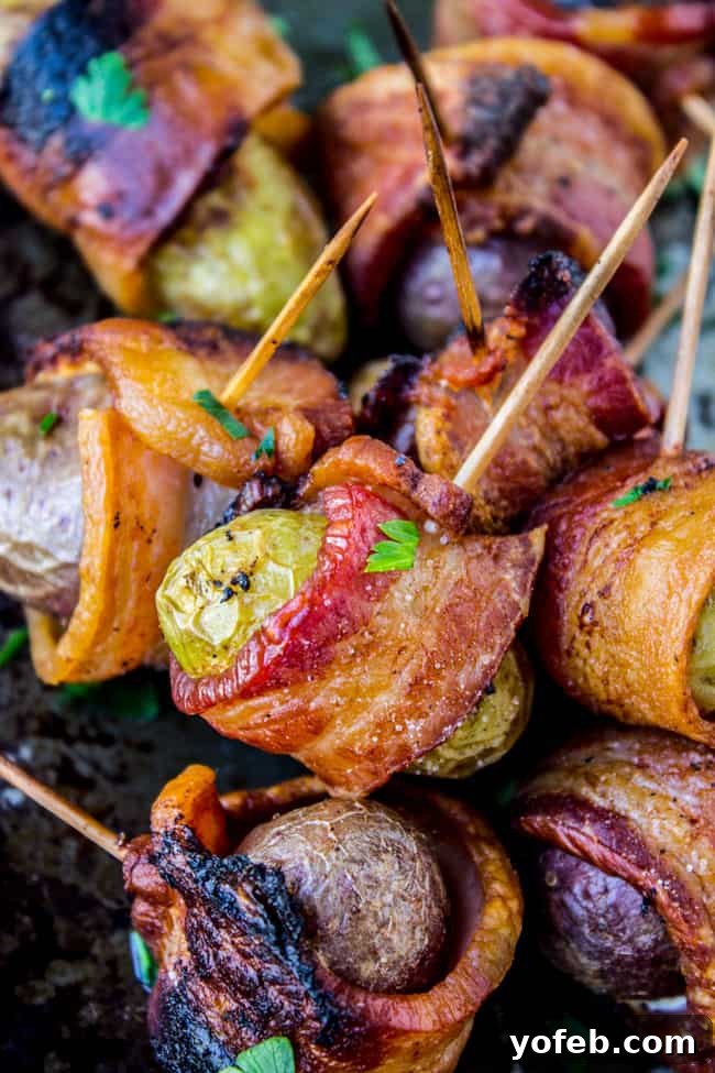 Crispy Bacon Potato Bites 7 Serving Bacon Wrapped Potatoes with Lemon Aioli