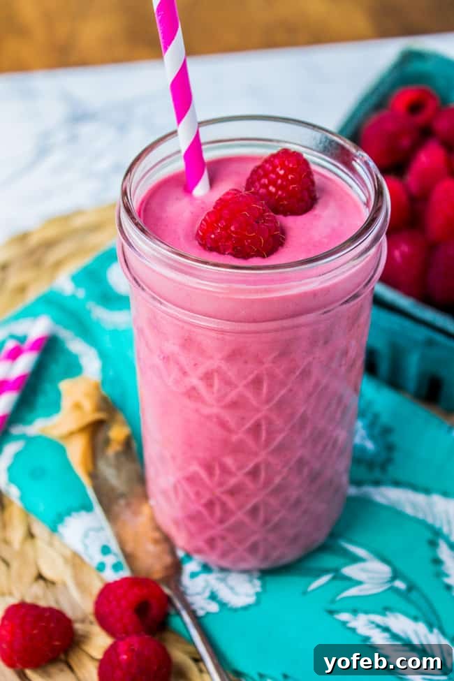 Raspberry Peanut Butter Bliss 5 Best Raspberry Peanut Butter Smoothie for Energy