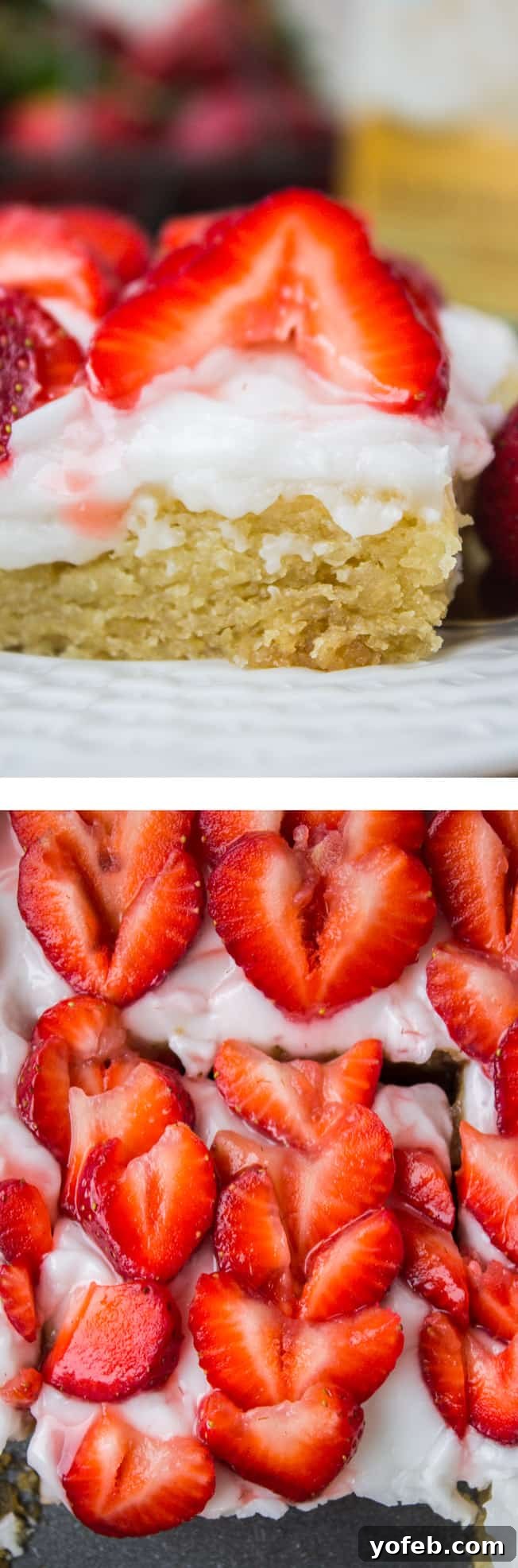 Toasted Coconut Almond Sheet Cake 3 Pin this easy vegan coconut almond cake recipe for later!