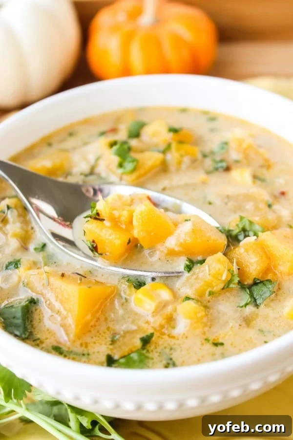 Hearty Pumpkin and Chipotle Corn Chowder