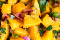 Zesty Mango Salsa Recipe with Lime and Cilantro